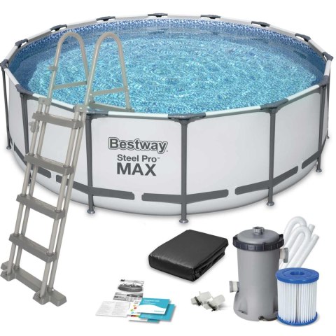 BASEN OGRODOWY STELAŻOWY 427 X 122 CM 12W1 BESTWAY 5612X