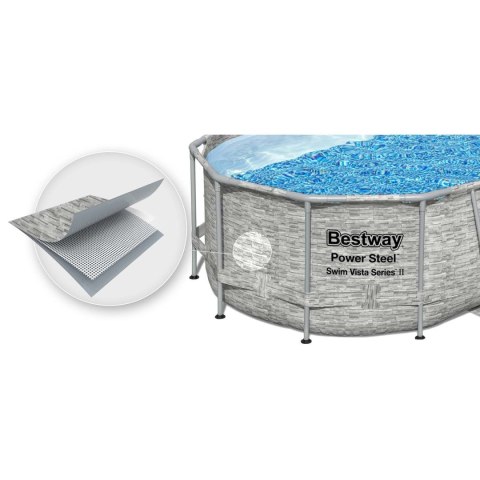 Basen ogrodowy stelażowy 549 x 274 x 122 cm12w1 Bestway 56716N