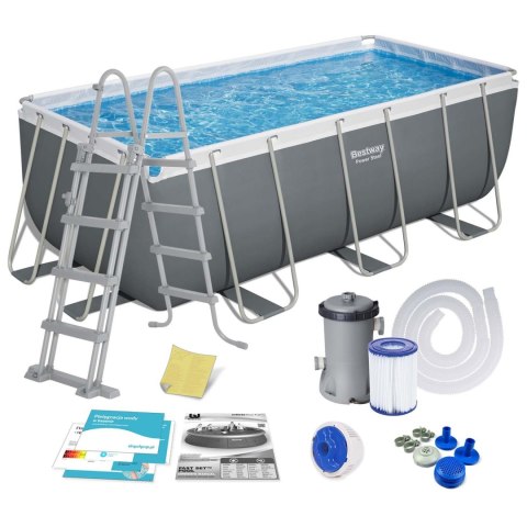 BASEN STELAŻOWY OGRODOWY 412 X 201 X 122 CM 11W1 BESTWAY 56456N