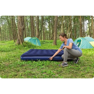 MATERAC DMUCHANY 203X183X22 CM Z POMPKĄ TŁOKOWĄ BESTWAY 67004