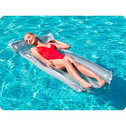 MATERAC PLAŻOWY DELUXE 4 KOLORY 183 X 76 CM BESTWAY 44013 POMARAŃCZOWY