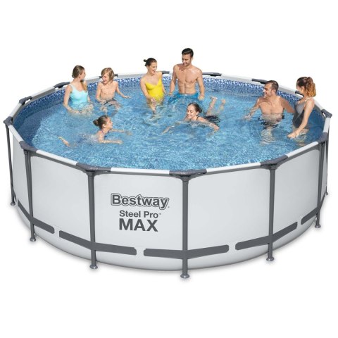 BASEN OGRODOWY STELAŻOWY 457 X 122 CM 18W1 BESTWAY 56438 + MASZYNA DO BANIEK GRATIS