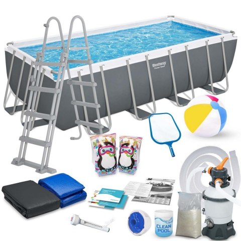 BASEN OGRODOWY STELAŻOWY 488X244X122 CM 18W1 BESTWAY 56671N