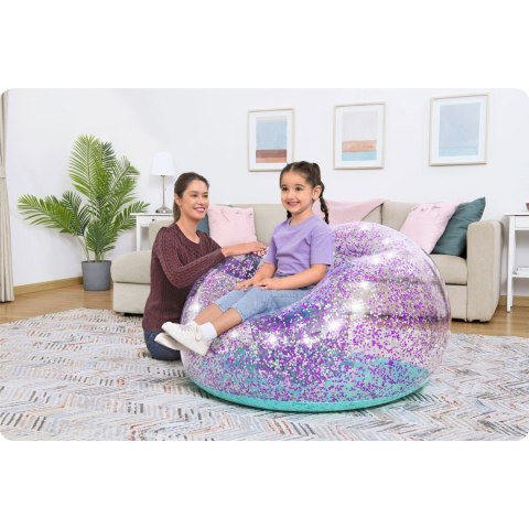 FOTEL DMUCHANY Z BROKATEM BESTWAY 75115
