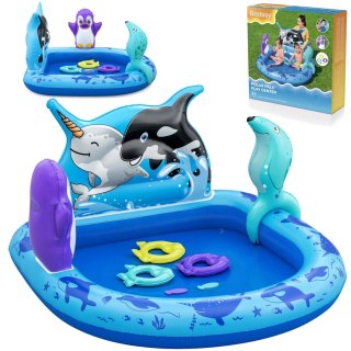 PLAC ZABAW DMUCHANY POLAR PALS 134 X 131 X 73 CM BESTWAY 53156