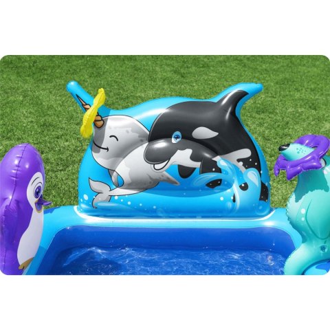 PLAC ZABAW DMUCHANY POLAR PALS 134 X 131 X 73 CM BESTWAY 53156 PLAC ZABAW DMUCHANY POLAR PALS 134 X 131 X 73 CM BESTWAY 53156