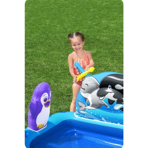 PLAC ZABAW DMUCHANY POLAR PALS 134 X 131 X 73 CM BESTWAY 53156 PLAC ZABAW DMUCHANY POLAR PALS 134 X 131 X 73 CM BESTWAY 53156