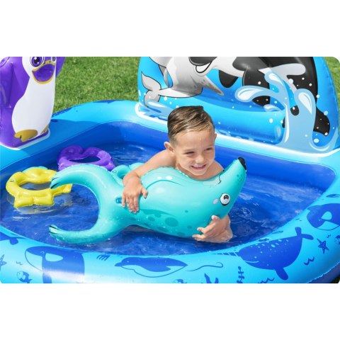PLAC ZABAW DMUCHANY POLAR PALS 134 X 131 X 73 CM BESTWAY 53156 PLAC ZABAW DMUCHANY POLAR PALS 134 X 131 X 73 CM BESTWAY 53156