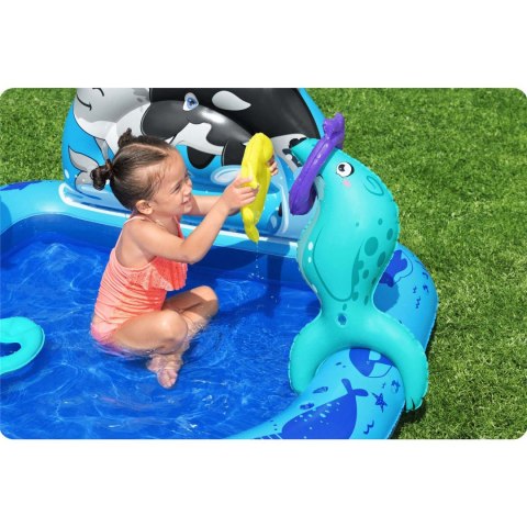 PLAC ZABAW DMUCHANY POLAR PALS 134 X 131 X 73 CM BESTWAY 53156 PLAC ZABAW DMUCHANY POLAR PALS 134 X 131 X 73 CM BESTWAY 53156