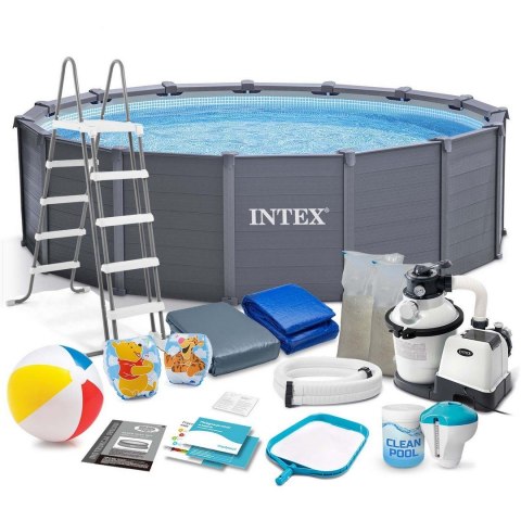 Basen ogrodowy panelowy 478 x 124 cm 18w1 INTEX 26384 Basen ogrodowy panelowy 478 x 124 cm 18w1 INTEX 26384