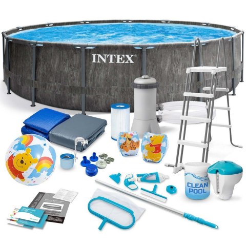 BASEN OGRODOWY STELAŻOWY 457 X 122 CM 20W1 INTEX 26742 BASEN OGRODOWY STELAŻOWY 457 X 122 CM 20W1 INTEX 26742