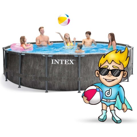 BASEN OGRODOWY STELAŻOWY 457 X 122 CM 20W1 INTEX 26742 BASEN OGRODOWY STELAŻOWY 457 X 122 CM 20W1 INTEX 26742