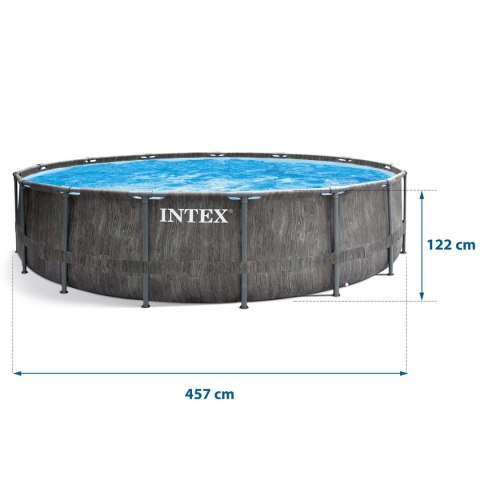 BASEN OGRODOWY STELAŻOWY 457 X 122 CM 20W1 INTEX 26742 BASEN OGRODOWY STELAŻOWY 457 X 122 CM 20W1 INTEX 26742
