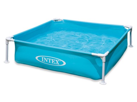 BASEN STELAŻOWY MINI DLA DZIECI TURKUSOWY 122 X 122 X 30 CM INTEX 57173 BASEN STELAŻOWY MINI DLA DZIECI TURKUSOWY 122 X 122 X 30 CM INTEX 57173