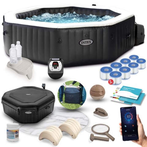 DMUCHANE SPA Z HYDROMASAŻEM 4 OSOBOWE ZESTAW INTEX 28458