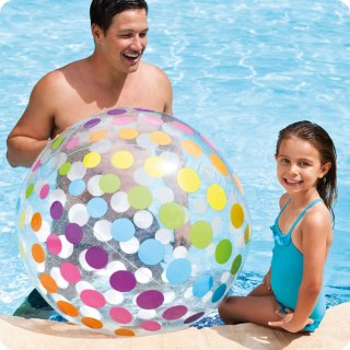 DUŻA DMUCHANA PIŁKA PLAŻOWA 107 CM INTEX 59065