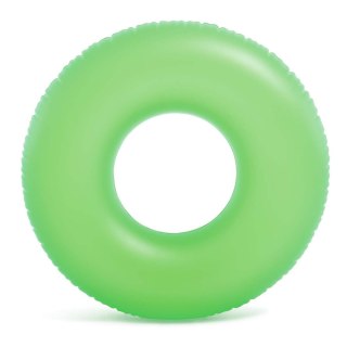KOŁO DO PŁYWANIA NEON ŚR 91 CM - 3 KOLORY INTEX 59262 ZIELONY