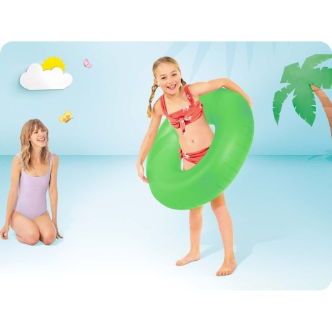 KOŁO DO PŁYWANIA NEON ŚR 91 CM - 3 KOLORY INTEX 59262 ZIELONY
