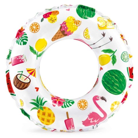 KOŁO DO PŁYWANIA TRZY WZORY 51 CM INTEX 59230 ANANAS