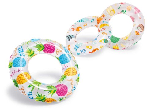 KOŁO DO PŁYWANIA TRZY WZORY 51 CM INTEX 59230 RYBKI