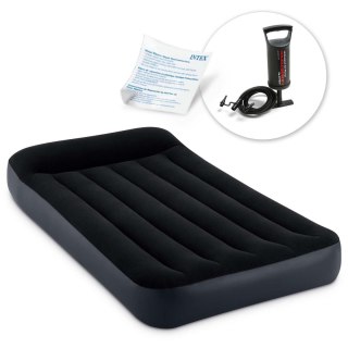 MATERAC DMUCHANY 191X99X25 CM Z POMPKĄ TŁOKOWĄ INTEX 64141