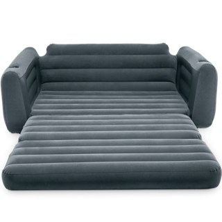SOFA MATERAC WELUROWY 2W1 + POMPKA INTEX 66552-66640