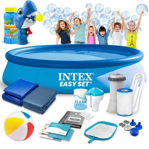 BASEN OGRODOWY ROZPOROWY 366 X 76 CM 15W1 INTEX 28132 + MASZYNKA DO BANIEK GRATIS