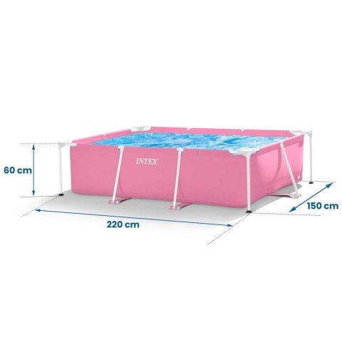 BASEN OGRODOWY STELAŻOWY 220 X 150 X 60 CM 15W1 INTEX 28266