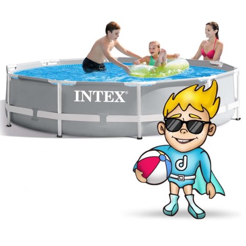 BASEN OGRODOWY STELAŻOWY 305 X 76 CM 15W1 INTEX 26702 + MASZYNKA DO BANIEK GRATIS