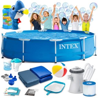 BASEN OGRODOWY STELAŻOWY 305 X 76 CM 15W1 INTEX 28202 + MASZYNKA DO BANIEK GRATIS