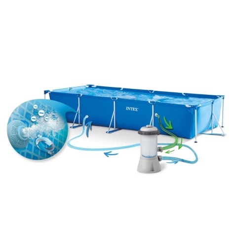 BASEN STELAŻOWY 450X220X84CM 16W1 INTEX 28274