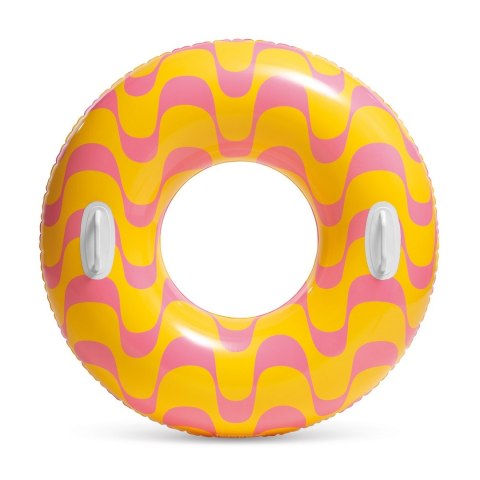 KOŁO DO PŁYWANIA POMARAŃCZOWE W ZYGZAKI 91 CM INTEX