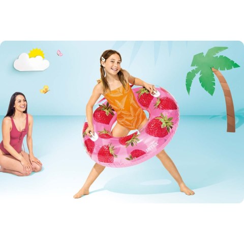 KOŁO DO PŁYWANIA TRUSKAWKI 107 CM INTEX 56261 KOŁO DO PŁYWANIA TRUSKAWKI 107 CM INTEX 56261