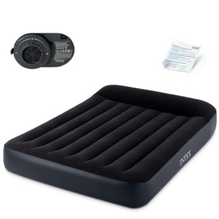 MATERAC DMUCHANY 191X137X25 CM Z WBUDOWANĄ POMPKĄ ELEKTRYCZNĄ INTEX 64148