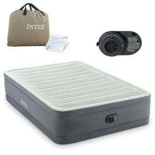 MATERAC DMUCHANY 191X137X46 CM Z WBUDOWANĄ POMPKĄ ELEKTRYCZNĄ INTEX 64904ND
