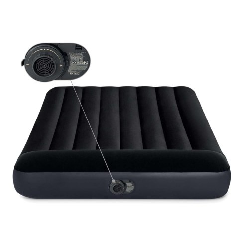 MATERAC DMUCHANY 203X152X25 CM Z WBUDOWANĄ POMPKĄ ELEKTRYCZNĄ INTEX 64150