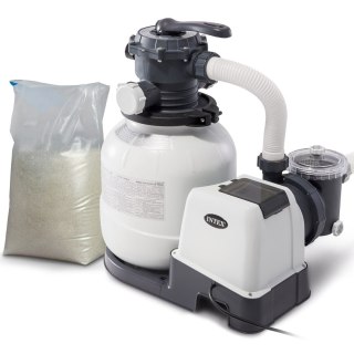 POMPA FILTRUJĄCA PIASKOWA 7900 L/H INTEX 26646 + PIASEK 25 KG
