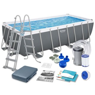 BASEN STELAŻOWY OGRODOWY 488 X 244 X 122 CM 12W1 BESTWAY 56670