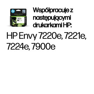 HP Oryginalny czarny tusz 303XL o wysokiej wydajności