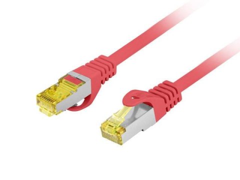 Patchcord Lanberg S/FTP kat.6A 10m LSZH CU fluke passed czerwony Patchcord Lanberg S/FTP kat.6A 10m LSZH CU fluke passed czerwony