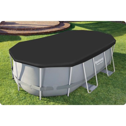 POKRYWA DO BASENU STELAŻOWEGO OWALNEGO 427 X 250 X 100 CM BESTWAY 58425