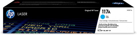 Toner HP niebieski HP 117A, HP117A=W2071A, 700 str. Toner HP niebieski HP 117A, HP117A=W2071A, 700 str.