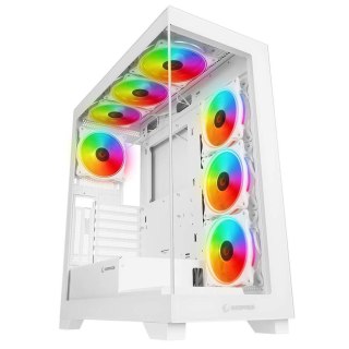 Obudowa Rampage Hydra V3 4x120mm wentylator, RGB, biała