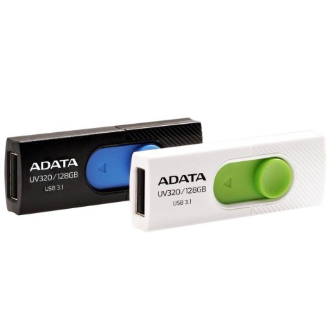 Pendrive ADATA UV320 64GB USB 2.0 white-green Pendrive ADATA UV320 64GB USB 2.0 white-green