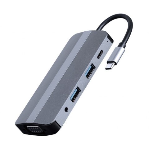 Adapter GEMBIRD A-CM-COMBO8-02 USB - HDMI Adapter GEMBIRD A-CM-COMBO8-02 USB - HDMI