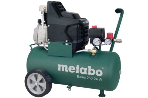 Kompresor olejowy sprężarka METABO BASIC 250-24 W 230V 24L Kompresor olejowy sprężarka METABO BASIC 250-24 W 230V 24L