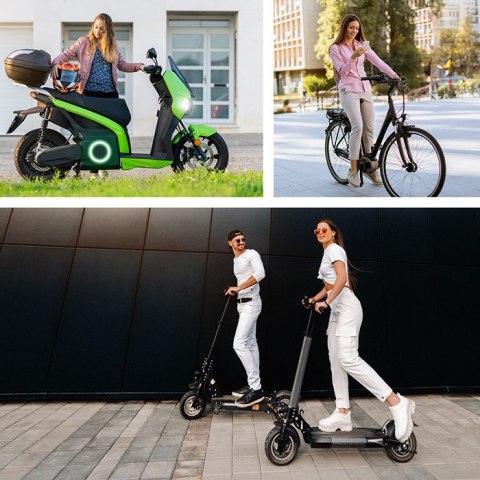 Qoltec Szybka Ładowarka do roweru skutera elektrycznego 36V | 42V | 2A | 5.5*2.5 | wodoodporna +kabel zasilający