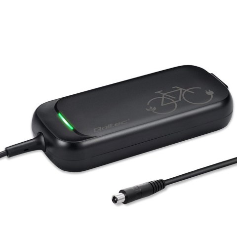 Qoltec Szybka Ładowarka do roweru skutera elektrycznego XIAOMI 36V | 42V | 2A | 8.0*8.0mm+pin | wodoodporna +kabel zasilający Qoltec Szybka Ładowarka do roweru skutera elektrycznego XIAOMI 36V | 42V | 2A | 8.0*8.0mm+pin | wodoodporna +kabel zasilający