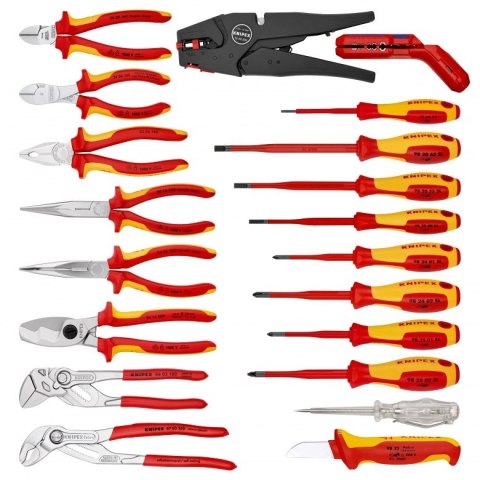 Walizka narzędziowa Knipex 20-elementowa Walizka narzędziowa Knipex 20-elementowa