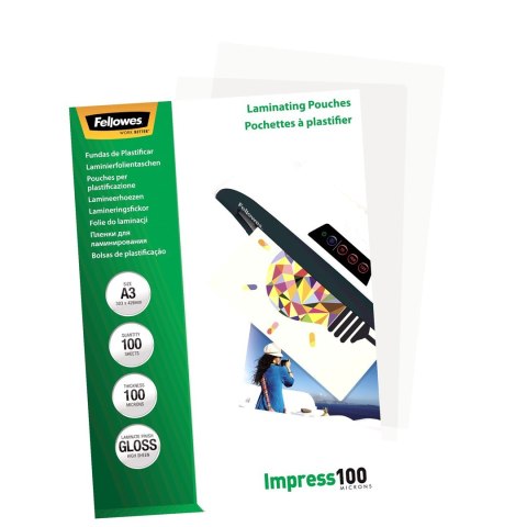 Fellowes 5351205 folia do laminowania 100 szt. Fellowes 5351205 folia do laminowania 100 szt.